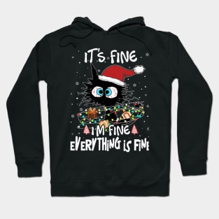 Its Fine Im Fine Everything Is Fine Christmas Hoodie